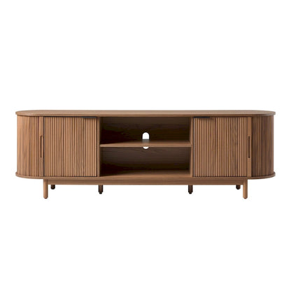 Middlebrook Designs Modern Reeded 70-inch TV Stand with Open Storage