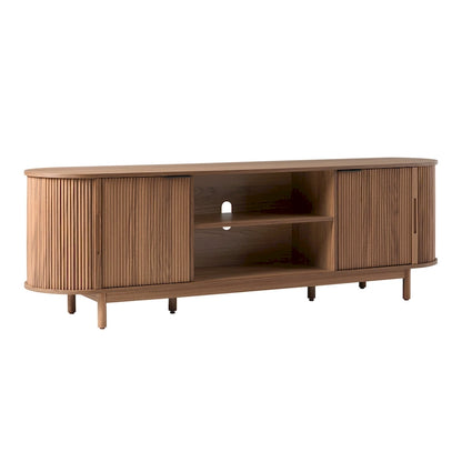 Middlebrook Designs Modern Reeded 70-inch TV Stand with Open Storage