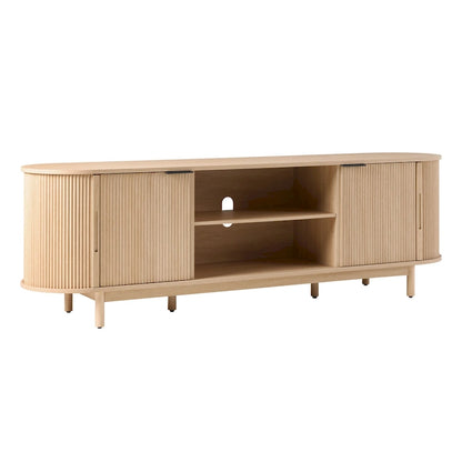 Middlebrook Designs Modern Reeded 70-inch TV Stand with Open Storage