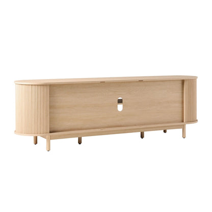 Middlebrook Designs Modern Reeded 70-inch TV Stand with Open Storage