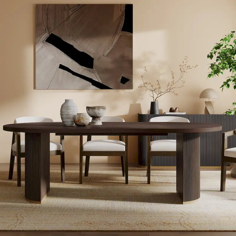 Christopher Knight Home - Eleanor Modern Style Oval Wood Dining Table